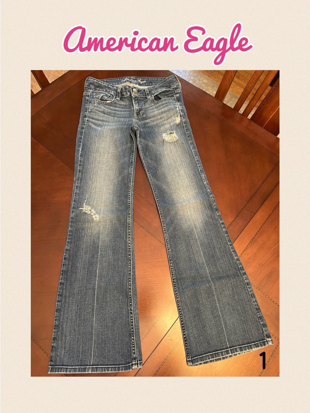American Eagle Hipster/Flare Jeans